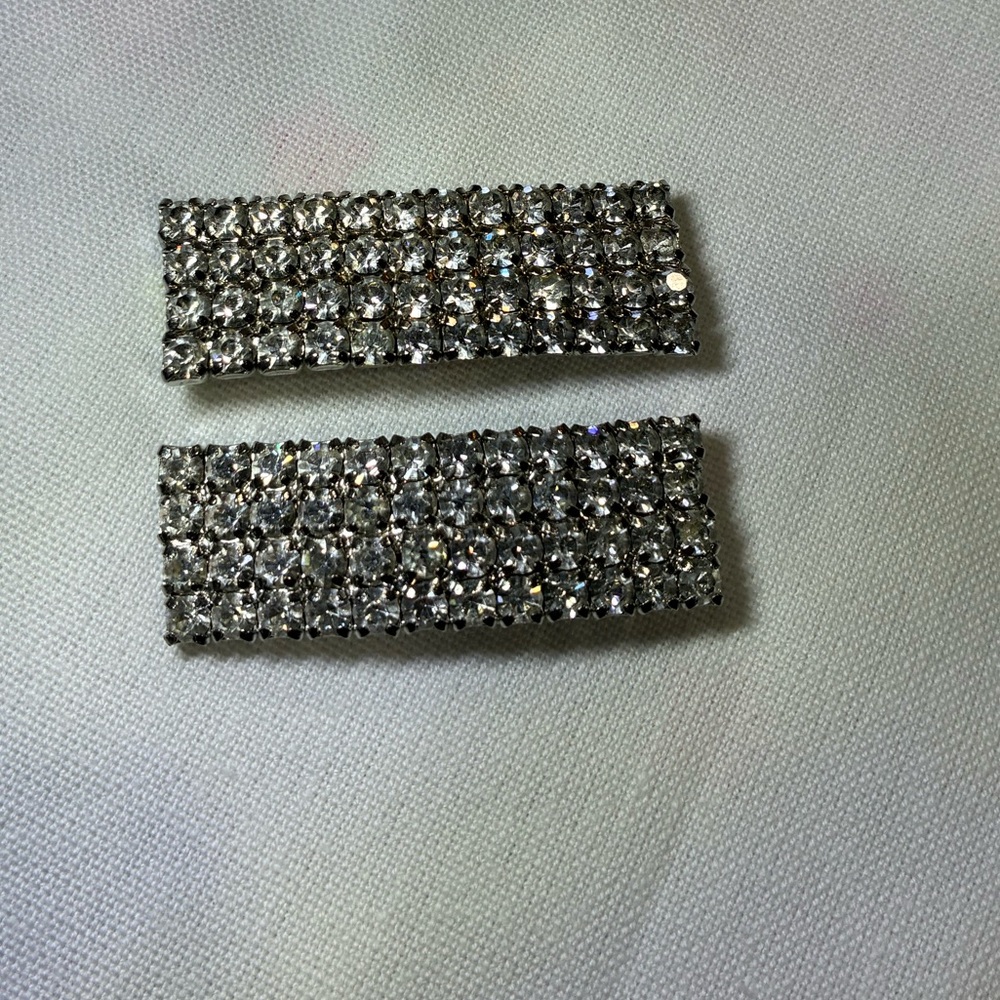 Vintage Rhinestone Shoe Clips